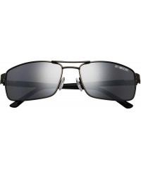 Round Pace 003p Polorized Polarized Round Sunglasses- 59 mm - Light Matte Gunmetal - CK17Z38YZDW $37.87