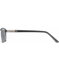 Round Pace 003p Polorized Polarized Round Sunglasses- 59 mm - Light Matte Gunmetal - CK17Z38YZDW $23.54