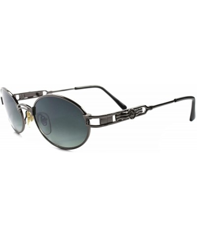 Oval Vintage 50s 60s Urban Hip Hop Swag Fashion Metal Oval Sunglasses - CK180246HHE $21.03