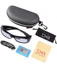 Wrap Unisex Polarized Fit Over Glasses Sunglasses with Mirrored Lens for Driving- Fishing- Hiking- Climbing - CI18T32ZD28 $30.77