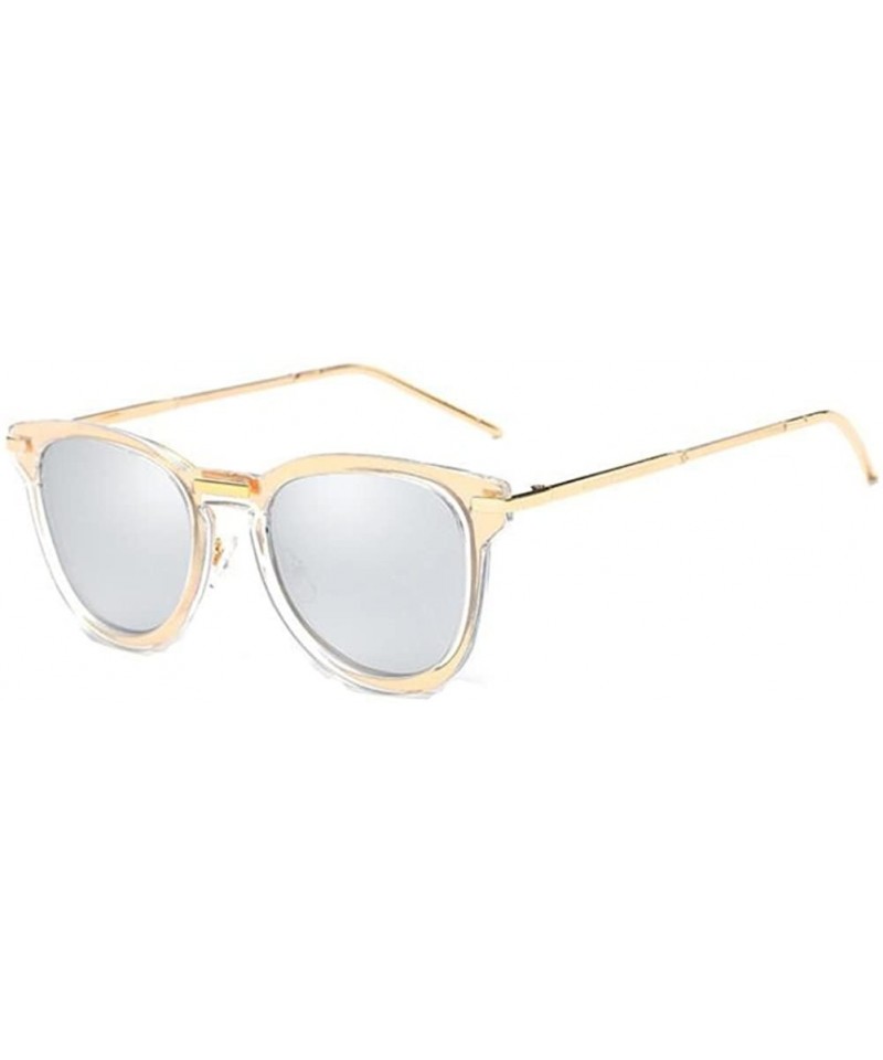 Rimless Women Coating UV400 Polarized Sunglasses Shades Female Glasse Eyewear - Silver - CN17AZWC2WK $25.32