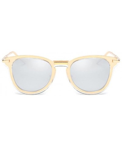 Rimless Women Coating UV400 Polarized Sunglasses Shades Female Glasse Eyewear - Silver - CN17AZWC2WK $25.32