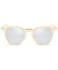 Rimless Women Coating UV400 Polarized Sunglasses Shades Female Glasse Eyewear - Silver - CN17AZWC2WK $10.19