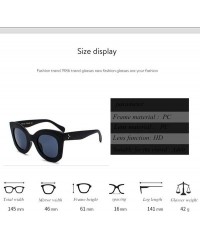 Oversized Fashion Sunglasses Gradient Oversized Outdoor - Pink - CJ197HOTASX $41.44