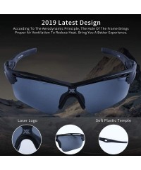 Sport Polarized Sport Sunglass 100% UV Protect for Run Bike Fish TR90 Unbreakable Frame for Adult - Gray - C418T8RKOAO $19.46