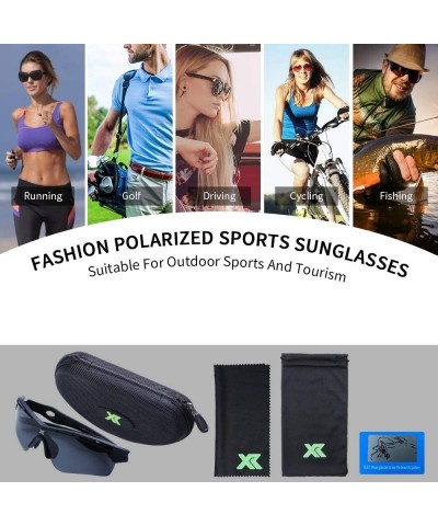 Sport Polarized Sport Sunglass 100% UV Protect for Run Bike Fish TR90 Unbreakable Frame for Adult - Gray - C418T8RKOAO $19.46