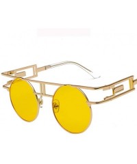 Round Round Sunglasses Men Women Fashion Glasses Retro Frame Vintage Sunglasses - C16 - CB18WZU3RIS $29.66