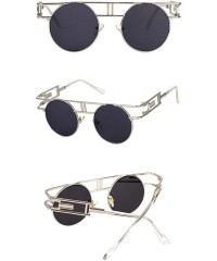 Round Round Sunglasses Men Women Fashion Glasses Retro Frame Vintage Sunglasses - C16 - CB18WZU3RIS $29.66