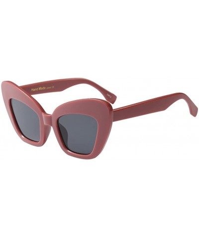 Wayfarer Light and Comfotable Womens Sunglasses Cats Eye Nice Looking Perfect Summer - Red - CK18G7Z96Q6 $9.09