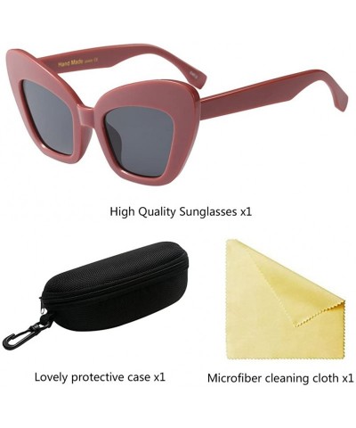 Wayfarer Light and Comfotable Womens Sunglasses Cats Eye Nice Looking Perfect Summer - Red - CK18G7Z96Q6 $18.67