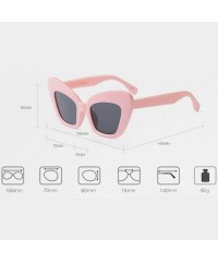 Wayfarer Light and Comfotable Womens Sunglasses Cats Eye Nice Looking Perfect Summer - Red - CK18G7Z96Q6 $9.09