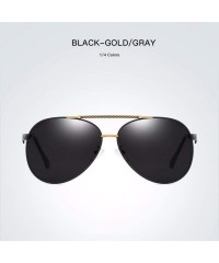 Aviator European and American Sunglasses polarizing glasses for men - B - C818QO3YIXE $31.50