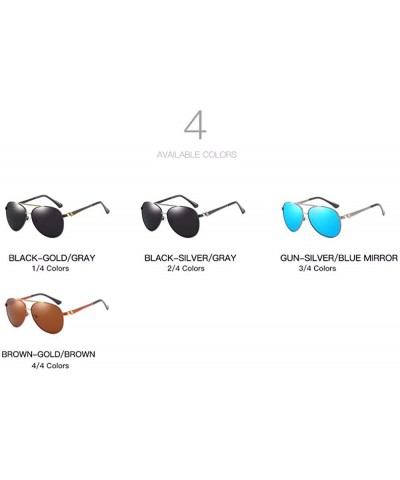 Aviator European and American Sunglasses polarizing glasses for men - B - C818QO3YIXE $31.50