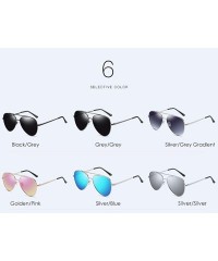 Aviator Men and women's metal polarizing sunglasses Polarizing toad glasses Classic driving Sunglasses - B - C018QQ20LEC $36.86