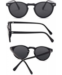 Oval Polarized Sunglasses Men Women Fashion RoundLens TR90 Frame Er Driving Sun Glasses Oculos De Sol UV400 - CP199CRXH84 $15.37