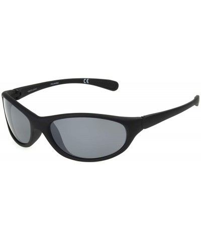 Rectangular Men's Structure Polarized Rectangular Sunglasses- Black/Smoke- One Size - CA196H74HU2 $46.39