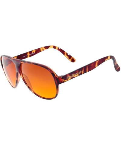 Oversized Demi-Tortoise Original Aviator Sunglasses - 2725K - CW11EF1O7KL $59.64