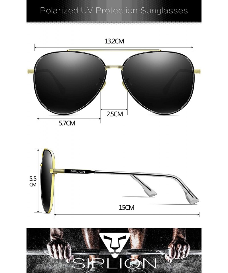 Driving Polarized Sunglasses For Mens Womens Mirrored pilot Sun Glasses ...