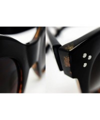 Oversized 7222 Premium Oversize XXL Women Men Mirror Brand Style Fashion Sunglasses - Solid Black - CR18ULRR4LR $14.77