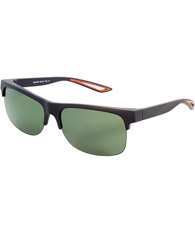 Rectangular Fit Over Polarized Sunglasses Driving Clip on Sunglasses to Wear Over Prescription Glasses - Black-orange-green -...