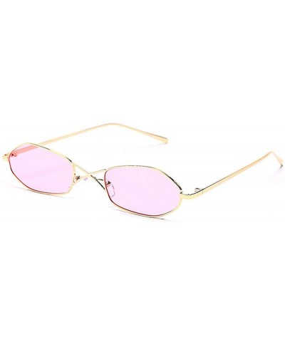 Aviator 2019 new sunglasses - women's sunglasses fashion small box sunglasses - D - CY18S8DSN00 $77.00