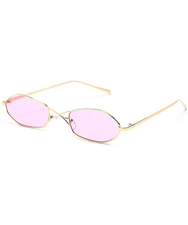 Aviator 2019 new sunglasses - women's sunglasses fashion small box sunglasses - D - CY18S8DSN00 $46.61