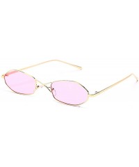 Aviator 2019 new sunglasses - women's sunglasses fashion small box sunglasses - D - CY18S8DSN00 $46.61