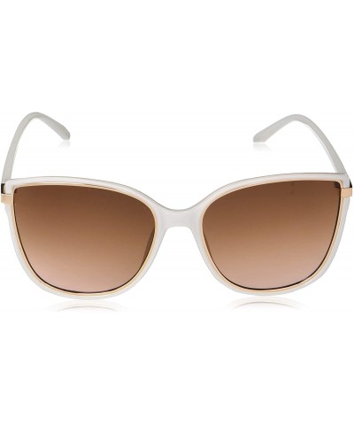 Shield Women's R3315 Combo Glam Cat-Eye Sunglasses with 100% UV Protection - 54 mm - White - CN193O5254L $48.68