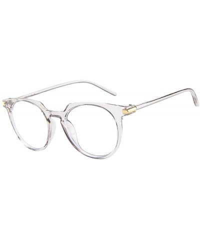 Oval Sunglasses for Men Women Oval Sunglasses Glasses Eyewear Daily Glasses - D - CR18QTGAHN9 $8.04