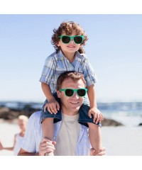 Oval 12 Pack Retro Sunglasses Bulk for Kids Adults Party Favors - Green - CX11MPSWPDH $17.50