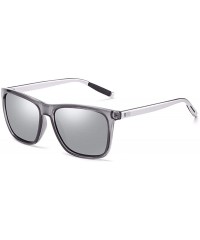 Aviator Sunglasses Male Polarizing Sunglasses Aluminum Magnesium Cycling Glasses Sunglasses Female - H - CV18QD2X6DO $29.86