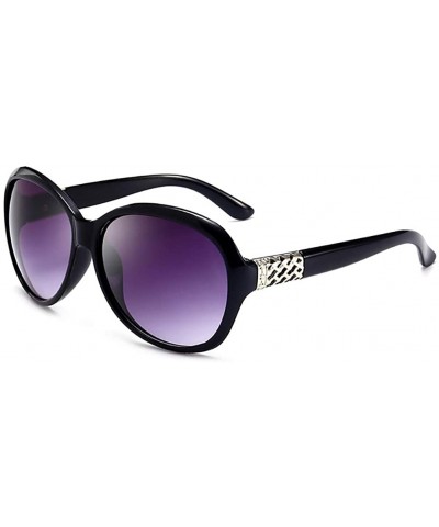 Rimless Retro Classic Trendy Stylish Sunglasses For Men Women-UNBREAKABLE Frame-Oval - A - C71905XXLAR $57.51