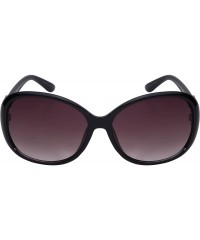 Butterfly Women's Butterfly Frame Sunglasses with Gradient Lens 32053R-AP - Black - CX12N20M4D1 $8.79