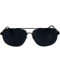 Round XXL Black Extra Large Wide Sunglasses Big Heads - Secret Service Style - 150mm - C218RG5CSQQ $18.14