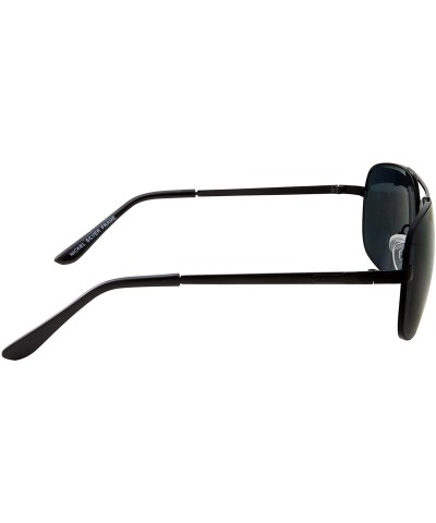 Round XXL Black Extra Large Wide Sunglasses Big Heads - Secret Service Style - 150mm - C218RG5CSQQ $18.14