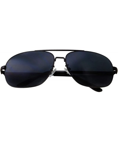 Round XXL Black Extra Large Wide Sunglasses Big Heads - Secret Service Style - 150mm - C218RG5CSQQ $18.14