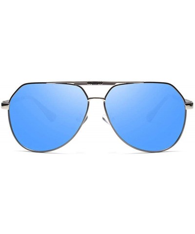 Oversized Men's Sunglasses Brand Designer Pilot Polarized Male Sun Glasses Y7700 C1BOX - Y7700 C3box - C918XDWWLT8 $31.52
