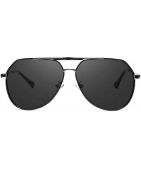 Oversized Men's Sunglasses Brand Designer Pilot Polarized Male Sun Glasses Y7700 C1BOX - Y7700 C3box - C918XDWWLT8 $15.15