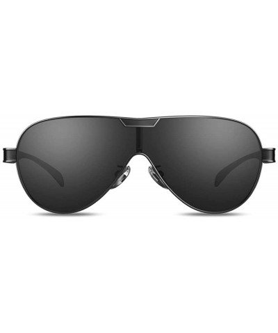 Square new men's polarized piece piece classic sunglasses fishing mirror driving polarized sunglasses UV400 - CK18U69QI7E $11.12