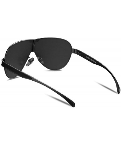 Square new men's polarized piece piece classic sunglasses fishing mirror driving polarized sunglasses UV400 - CK18U69QI7E $11.12