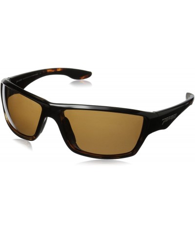 Wrap Pipeline MP5609-1 Polarized Wrap Sunglasses - Shiny Black/Tortoise/Brown - C212D15C9DD $61.61