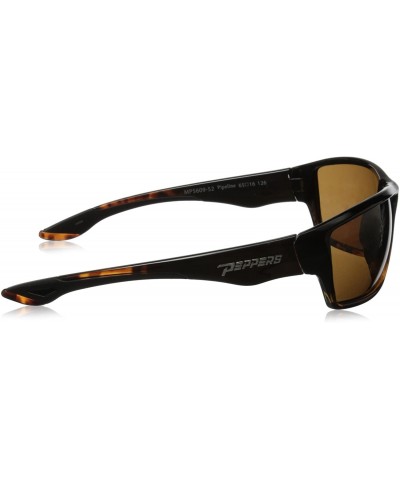 Wrap Pipeline MP5609-1 Polarized Wrap Sunglasses - Shiny Black/Tortoise/Brown - C212D15C9DD $27.01