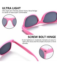Wayfarer Wholesale Sunglasses Bulk for Adults Party Favors Retro Classic Shades 10 Pack - Pink - CP18REZKX3N $19.25