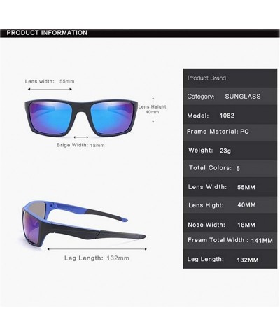 Square Men Square Polarized Sunglasses Sun glasses Classic Design Driving Outdoor Sport Eyewear Male Goggle UV400 - C0199QDCE...