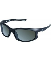 Sport Champion Men's Matte Black polycarbonate Rectangular Sunglasses - CU12I8WF3JB $28.06