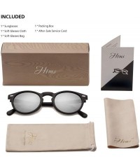 Sport Classic Polarized Round Sunglasses Mirror Tinted Circle Lens Vintage Designer Style Sun Glasses Shades - CK18OWGRHG9 $1...