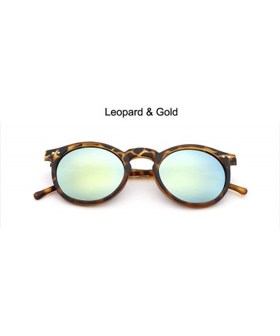 Oversized Sunglasses Women Acetate Round Sun Glasses Men Classic Rivet Eyewear Feminino Oculos UV400 - Lgold - C7197Y6OKIN $3...