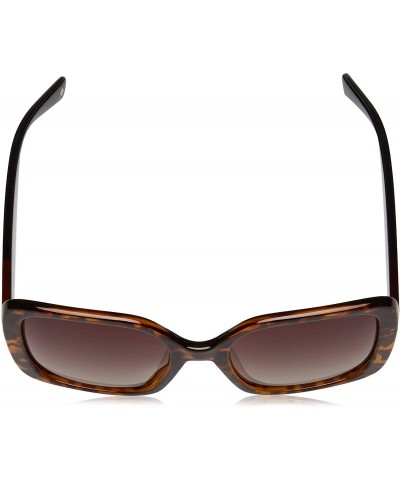 Square Women's PLD4072/S Square Sunglasses - Dark Havana/Polarized Brown Gradient - 55mm - CT18II4X0UH $57.57