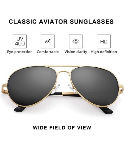 Aviator Polarized Sunglasses Classic protection - CU196IO6LXT $17.20