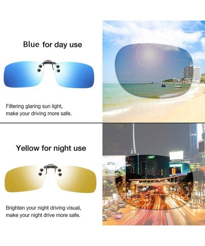 Round Polarized Mens Classic Trendy Stylish Sunglasses UV400 Clip-on Over Precription Glasses NCS004 - C718Z9LQI3N $15.77